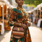 Zawadi Heritage Crossbody Bag Handmade in Kenya| African-Inspired Faux Leather Handbag