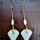Brass and Bone Earrings- Samira