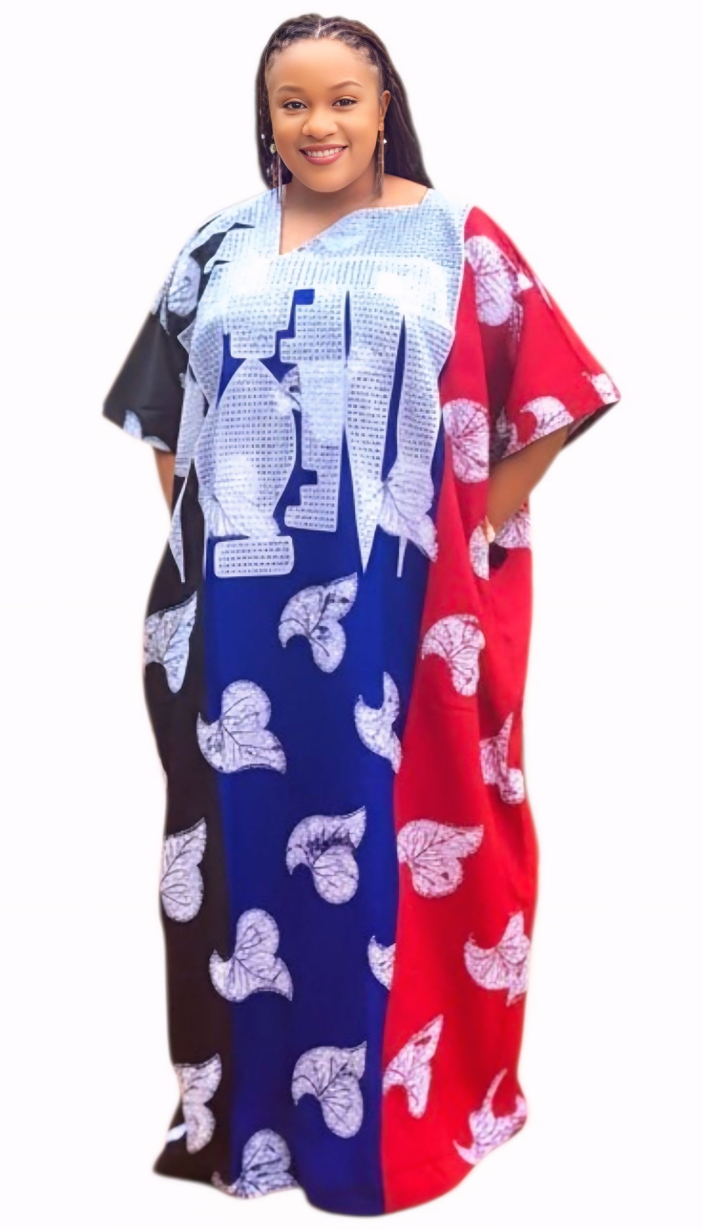 Monrovia Majesty Boubou – Handmade Luxury African Kaftan