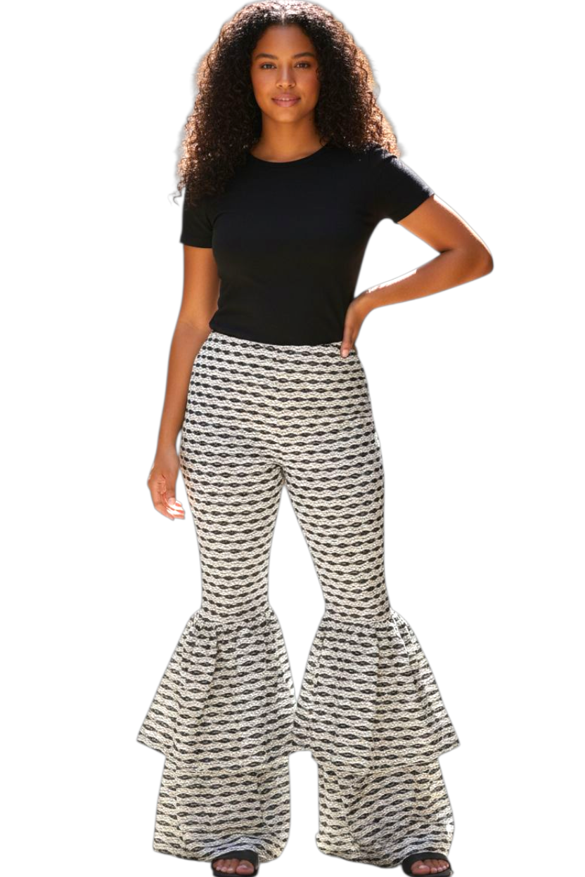 Yahden Ankara Trendy Flared Pants