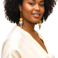 Brass and Bone Earrings- Mariama