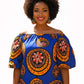 Zola Ankara Off-Shoulder Top + Headwrap