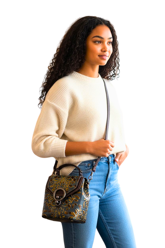 Leslie's Luxury Women Genuine Leather Handbags