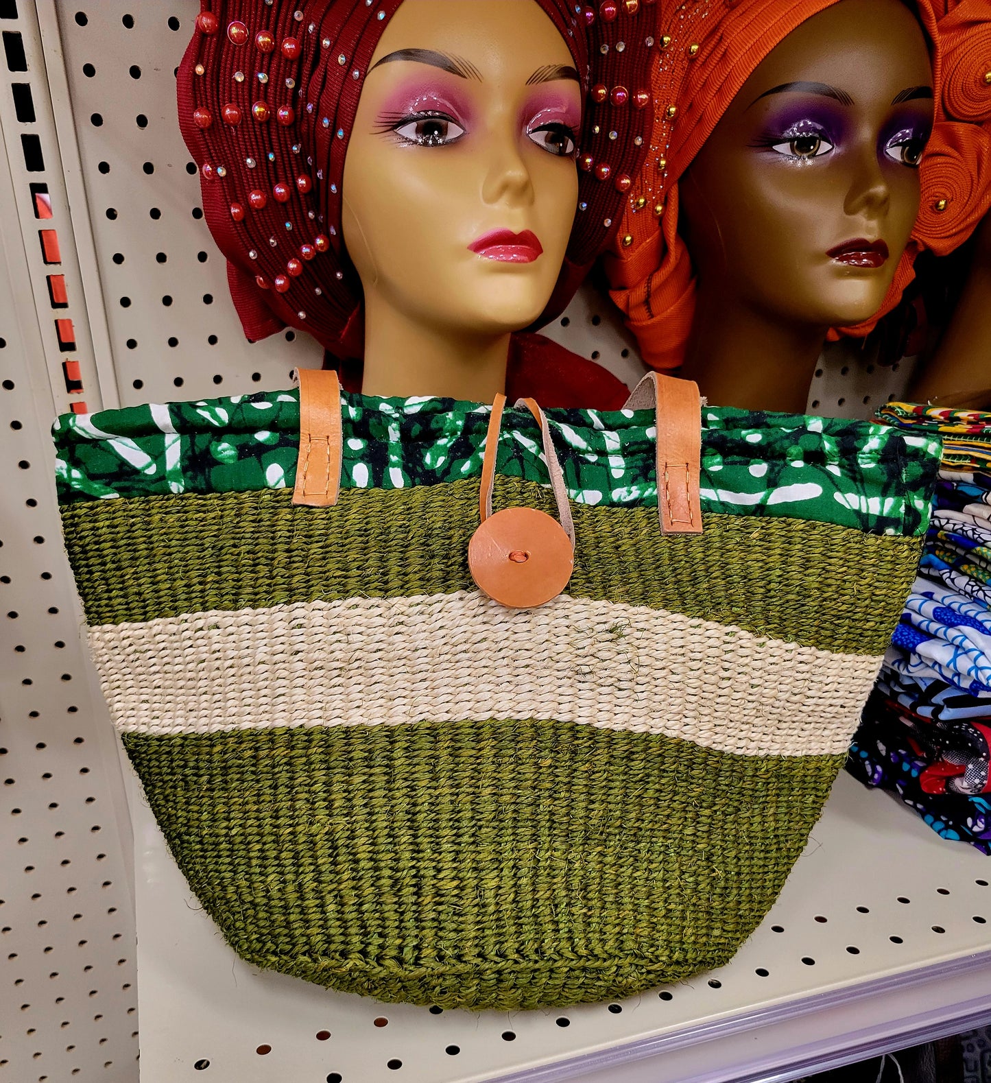 Yahden Sisal African Handbag - Handwoven Kenyan Kiondo Sisal Summer Bag