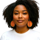 Zuri Unisex Luxe Adire Pants - Print C + Adamas Large Beaded Mudcloth Earrings-Ife