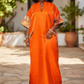 Casy's Duchess Silk Boubou Plus Sized-Color B