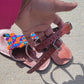 Maasai sandals, Leather gladiator sandals, beaded sandals for women.