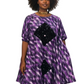 Yahden's Full Flared Swing Dress + Bohemian Tassel Women Shoulder Bag