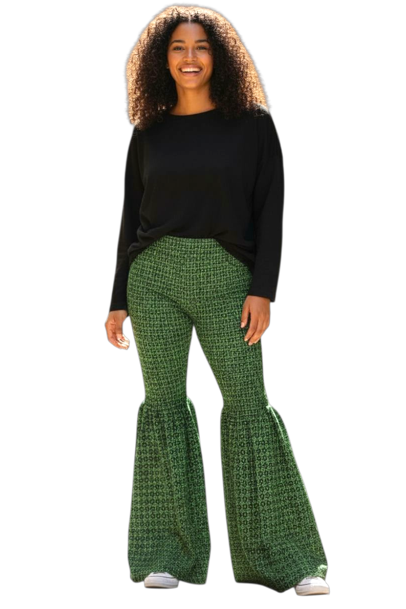 Yahden Ankara Trendy Flared Pants