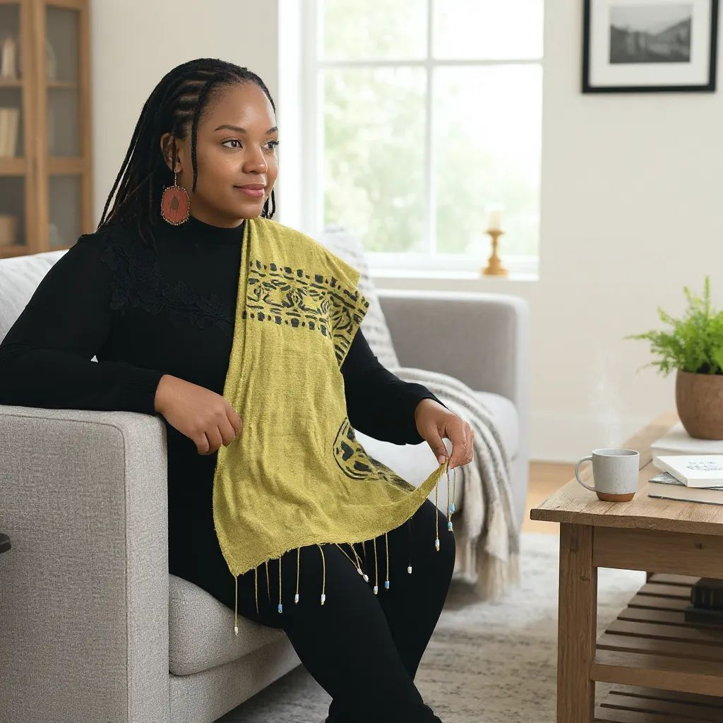 Yah'den Mudcloth Scarf – Handmade in Mali