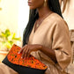 Sia Sunset Clutch – Handmade Afrocentric Foldover Statement Purse