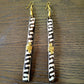 Brass and Bone Earrings Set D