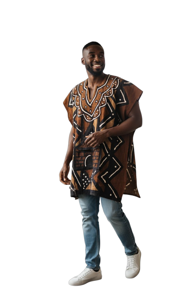 Unisex Mudcloth Kaftan