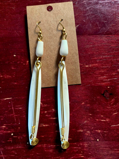 Brass and Bone Earrings Set I