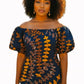 Zola Ankara Off-Shoulder Top + Headwrap