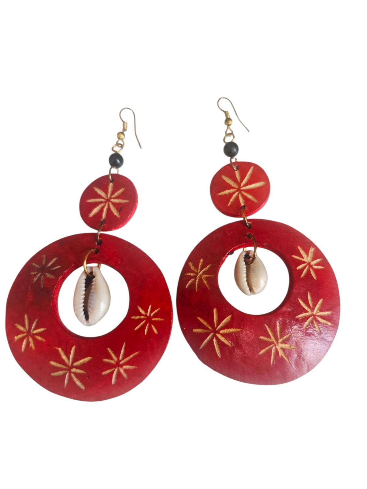 Zola Calabash Cowrie Earrings