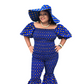 Adama Ankara Vibrant Off-Shoulder Top-Print C