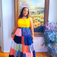 Ayọ̀lá Afro-Caribbean Patchwork Skirt