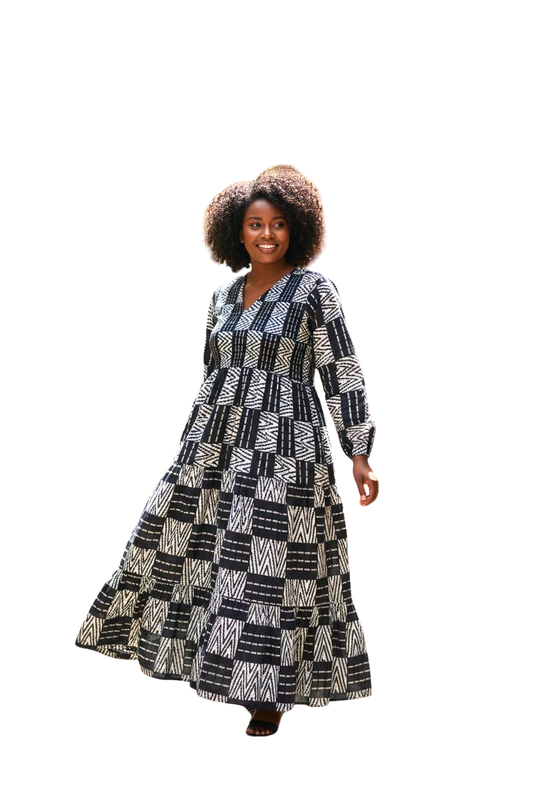 Frannie's Smocked Tiered Maxi Dress