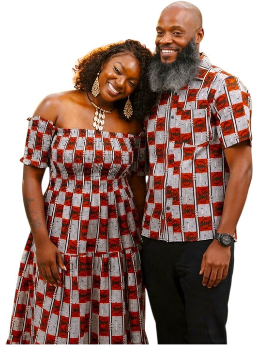 Nia Gye Nyame Matching African Couples Outfits | Yah’den