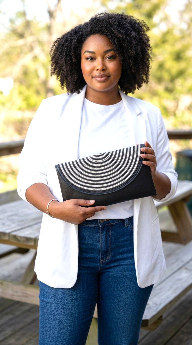 Frannie's Beaded Clutch-A