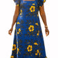 Zuri Bloom Ankara Maxi Dress