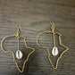 Brass and Bone Earrings Set D