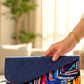 Zola Mosaic Clutch – Handmade Afrocentric Foldover Statement Purse