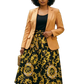 African Print Long Skirt & Wrap