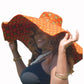 Yahden Oversized Ankara Hat - Stylish and Versatile!