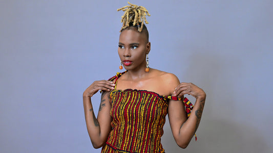 Adama Stylish Ankara Tube Top