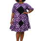 Yahden's Full Flared Swing Dress + Bohemian Tassel Women Shoulder Bag