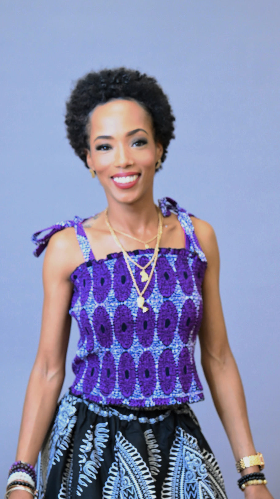 Adama Stylish Ankara Tube Top