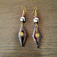 Brass and Bone Earrings Set F
