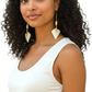 Brass and Bone Earrings- Samira