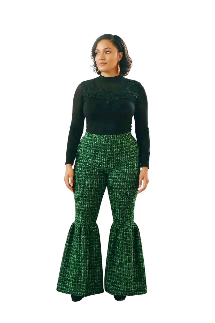 Yahden Ankara Trendy Flared Pants