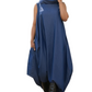 Yassa Indigo Flow Denim Jumpsuit