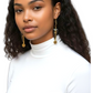 Brass and Bone Earrings Set F