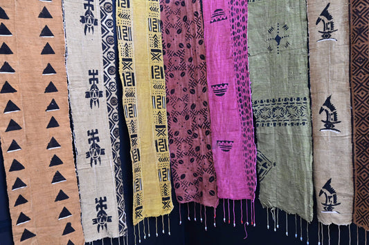 Yah'den Mudcloth Scarf – Handmade in Mali