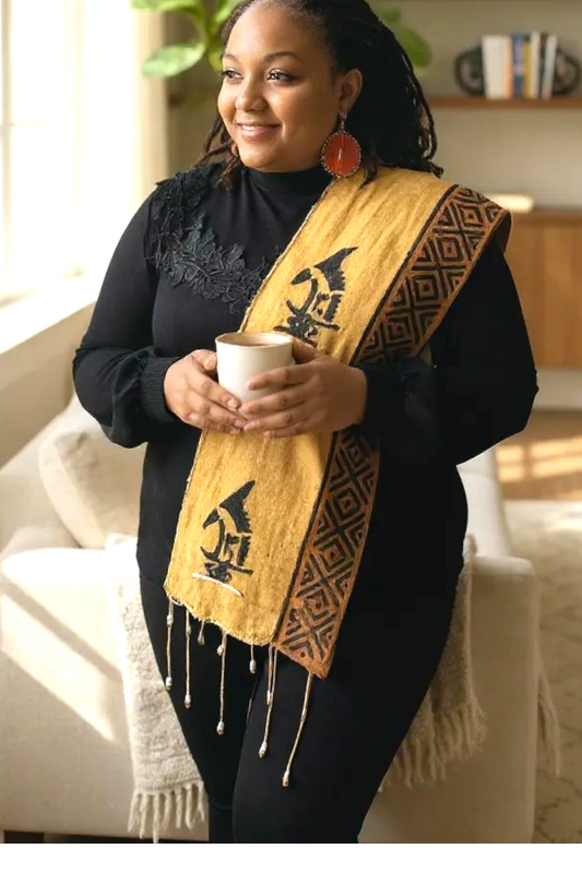 Yah'den Mudcloth Scarf – Handmade in Mali