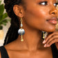 Brass and Bone Earrings Set J