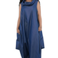 Yassa Indigo Flow Denim Jumpsuit
