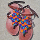 Maasai sandals, Leather gladiator sandals, beaded sandals for women.