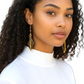Brass, Bone & Shell Earrings-Zoe