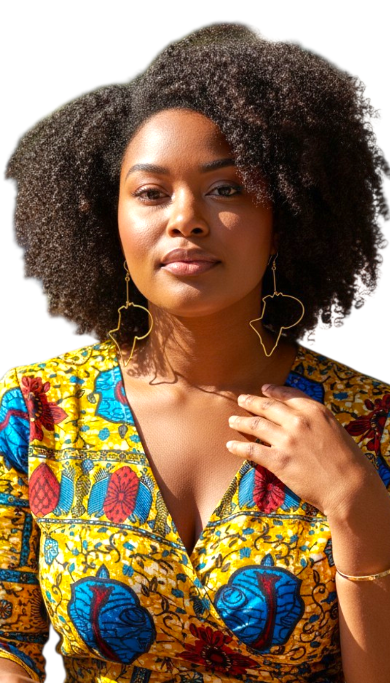 ASANTE AFRICA BRASS EARRINGS