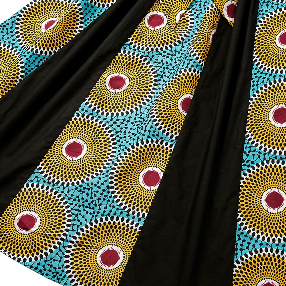 African Print Long Skirt & Wrap