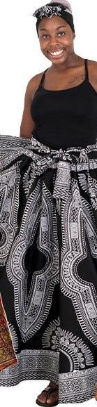 Traditional Print Maxi Skirts (Dashiki)