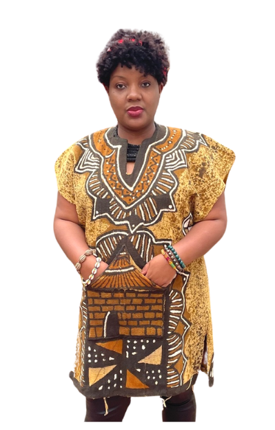 Mudcloth Dress , African Dashiki,  African Print Kimono