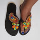 Maasai sandals for women , Summer sandals , Brown leather open shoes