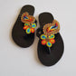 Maasai sandals for women , Summer sandals , Brown leather open shoes